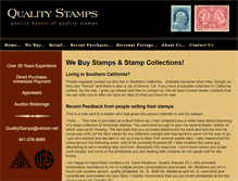 Tablet Screenshot of buyingqualitystamps.com